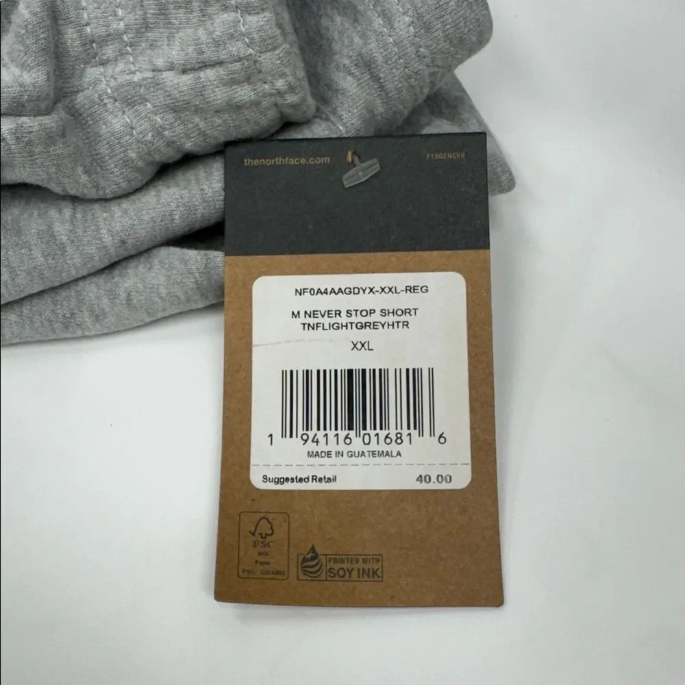The North Face Men's Never Stop Active Short TNF Light Grey XL